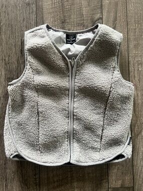 Volcom Kids Light Gray Sherpa Vest